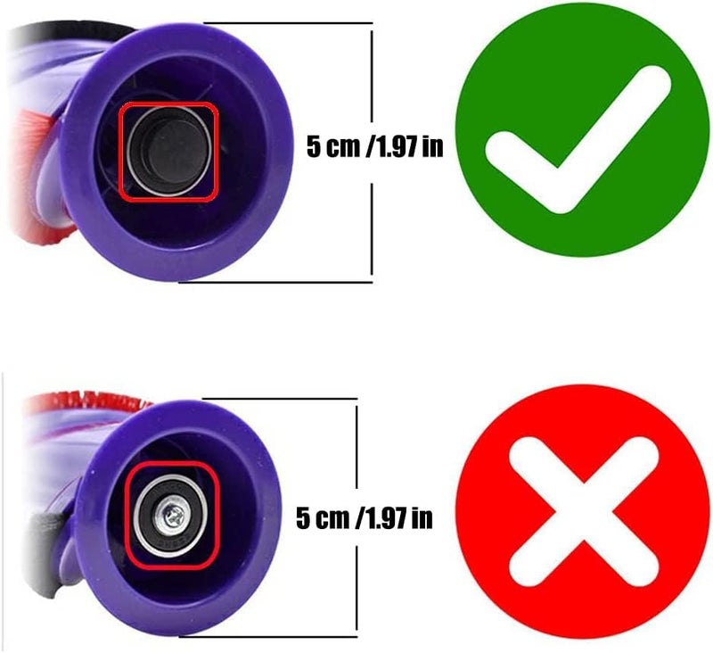 Odashen Brushbar Roller Brush Replacement for Dyson V8 Cordless Cleaner Part 967485-01 - Image 3
